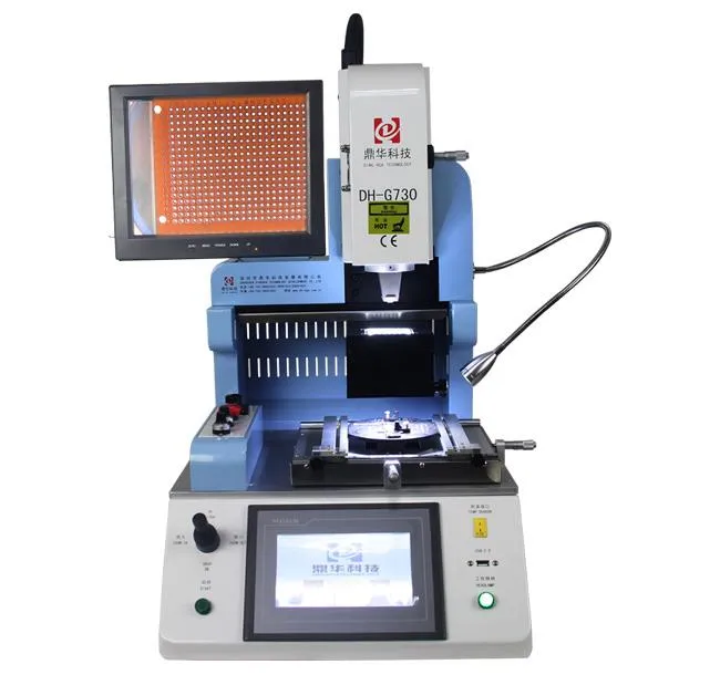 ホットエアー光学式BGAリボルビングステーション